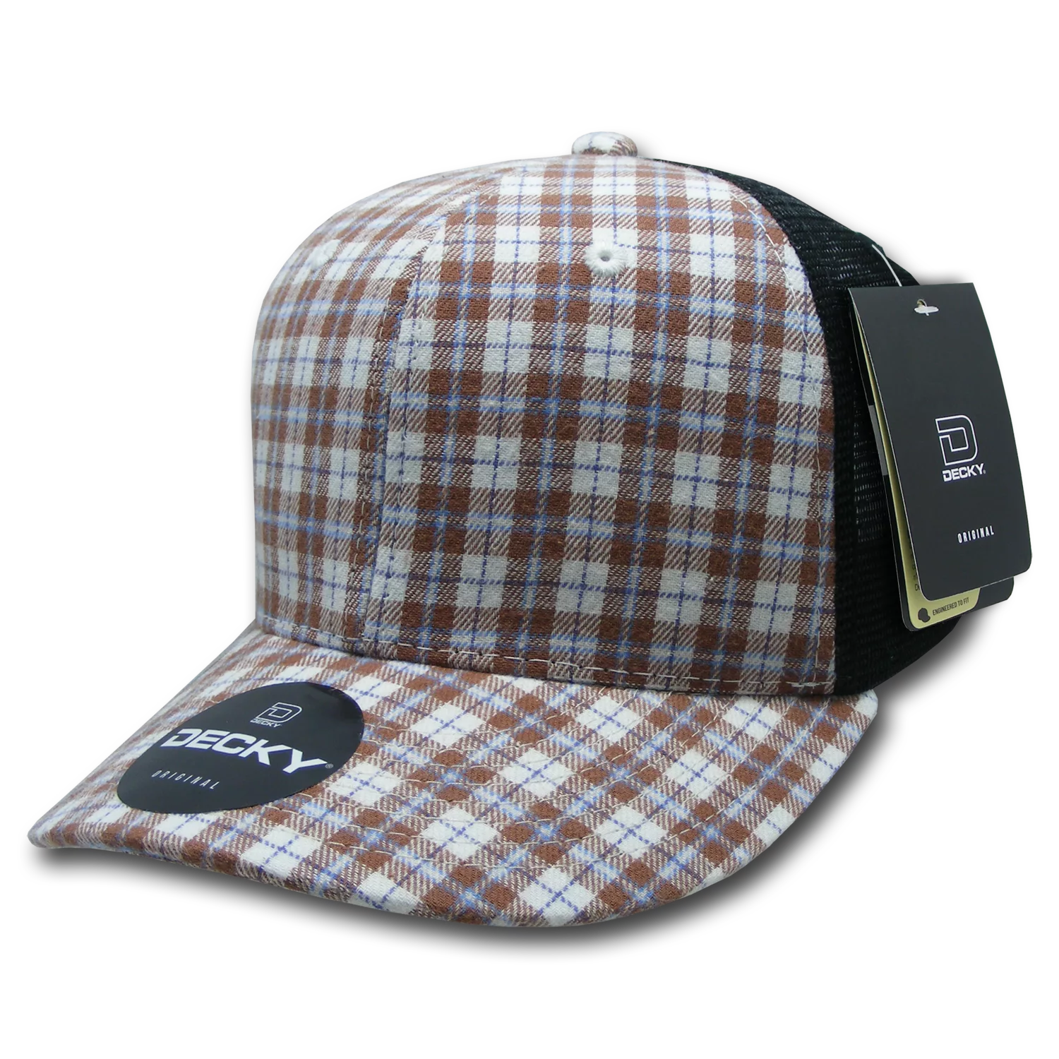 Decky Headwear 6018 in Plaid Patterns (Embroidered with Your Logo)
