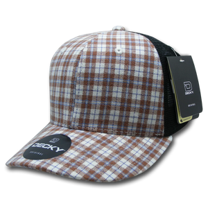 Decky Headwear 6018 in Plaid Patterns (Embroidered with Your Logo)