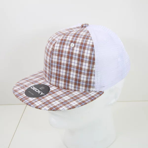 Decky Headwear 6015 in Plaid Patterns, Set 2 (Embroidered with Your Logo)