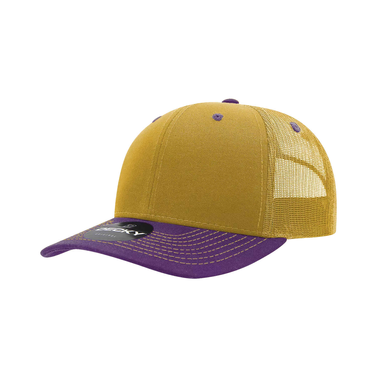 Decky Headwear 6031 in Dual-Colors (Embroidered with Your Logo)