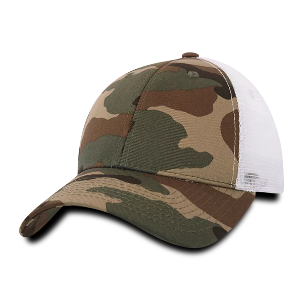 Decky Headwear 218 in Camouflage and Tri-Colors
