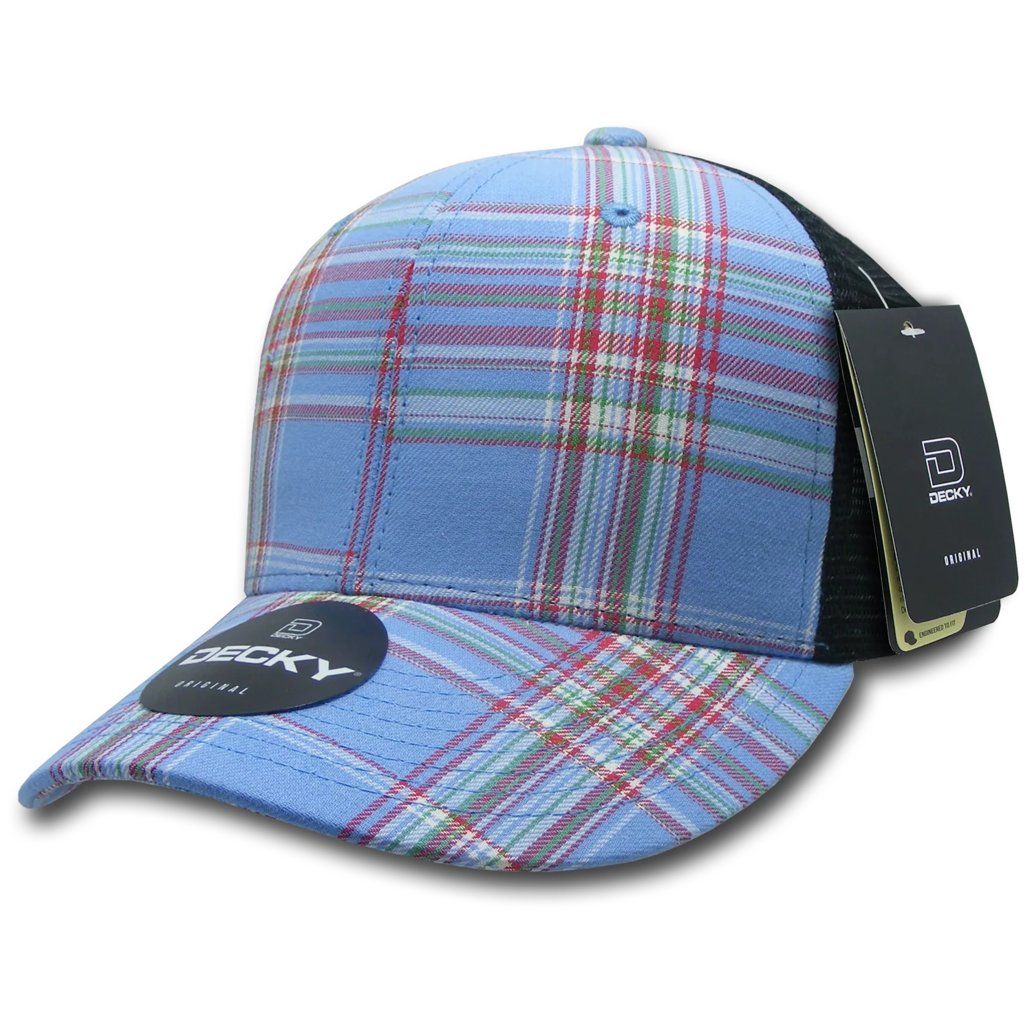 Decky Headwear 6018 in Plaid Patterns (Embroidered with Your Logo)