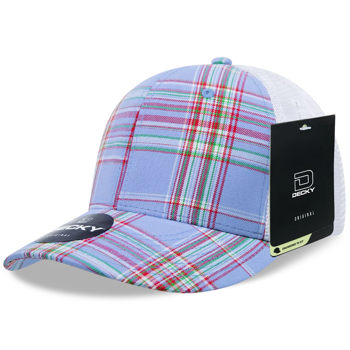 Decky Headwear 6017 in Plaid Patterns, Set 1