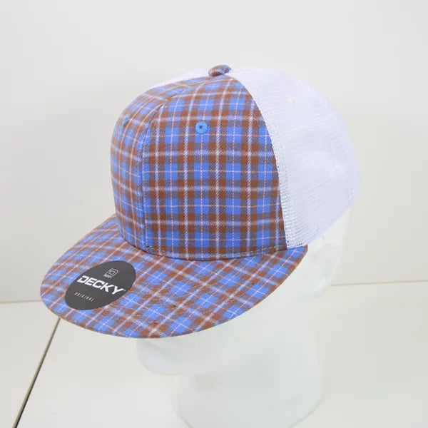 Decky Headwear 6015 in Plaid Patterns, Set 2 (Embroidered with Your Logo)