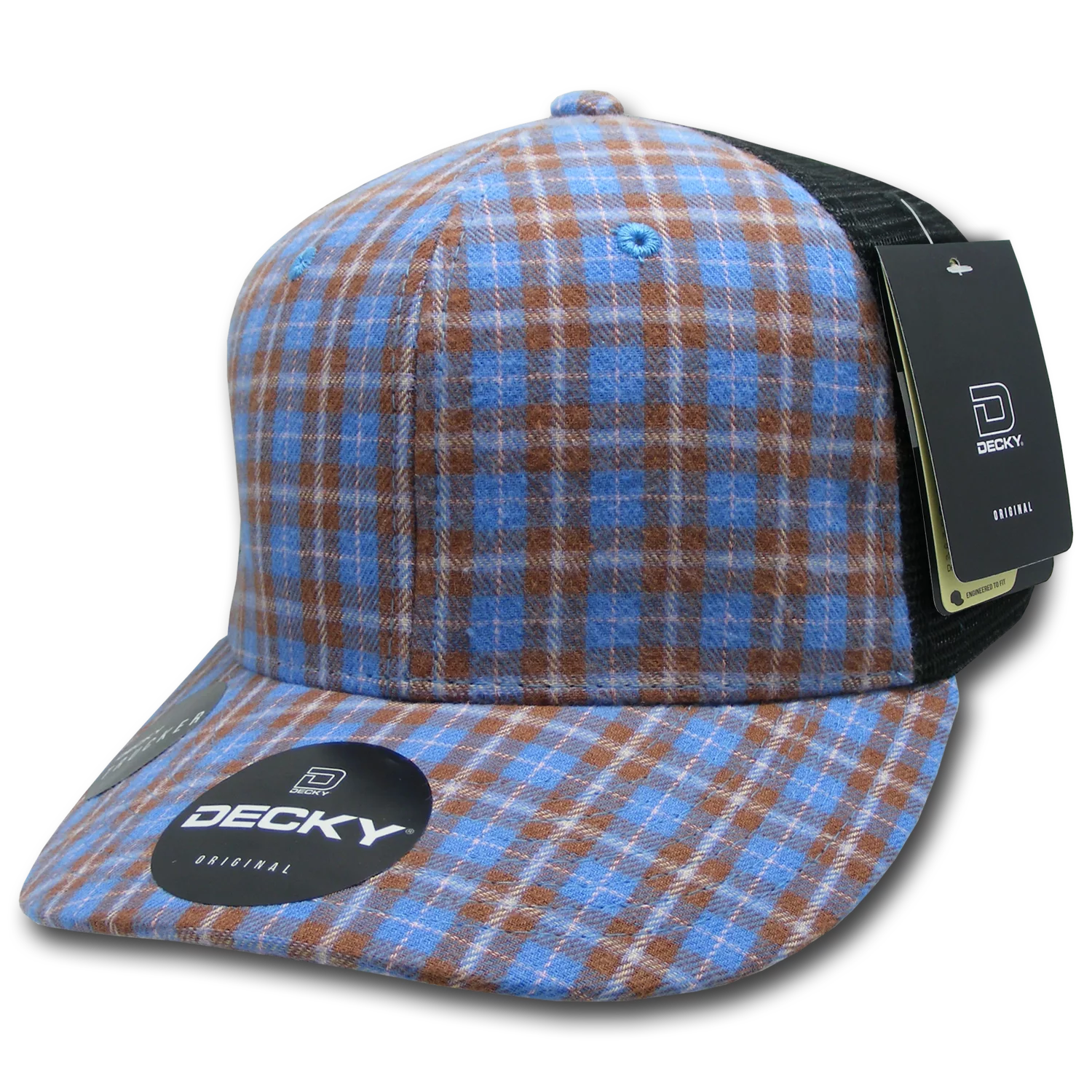 Decky Headwear 6018 in Plaid Patterns (Embroidered with Your Logo)