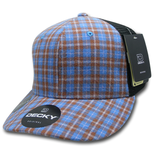 Decky Headwear 6018 in Plaid Patterns (Embroidered with Your Logo)