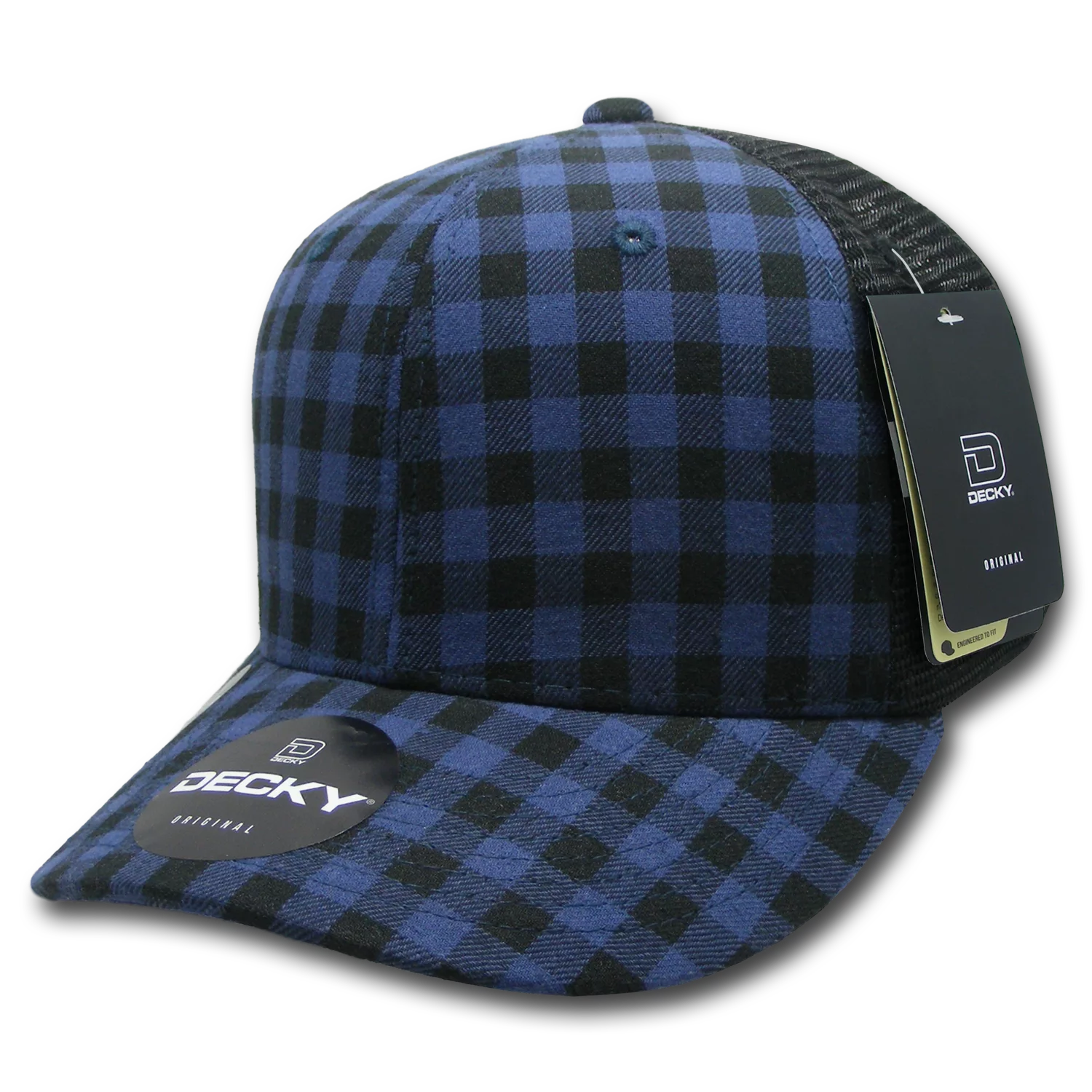 Decky Headwear 6018 in Plaid Patterns (Embroidered with Your Logo)