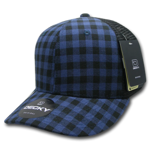 Decky Headwear 6018 in Plaid Patterns (Embroidered with Your Logo)
