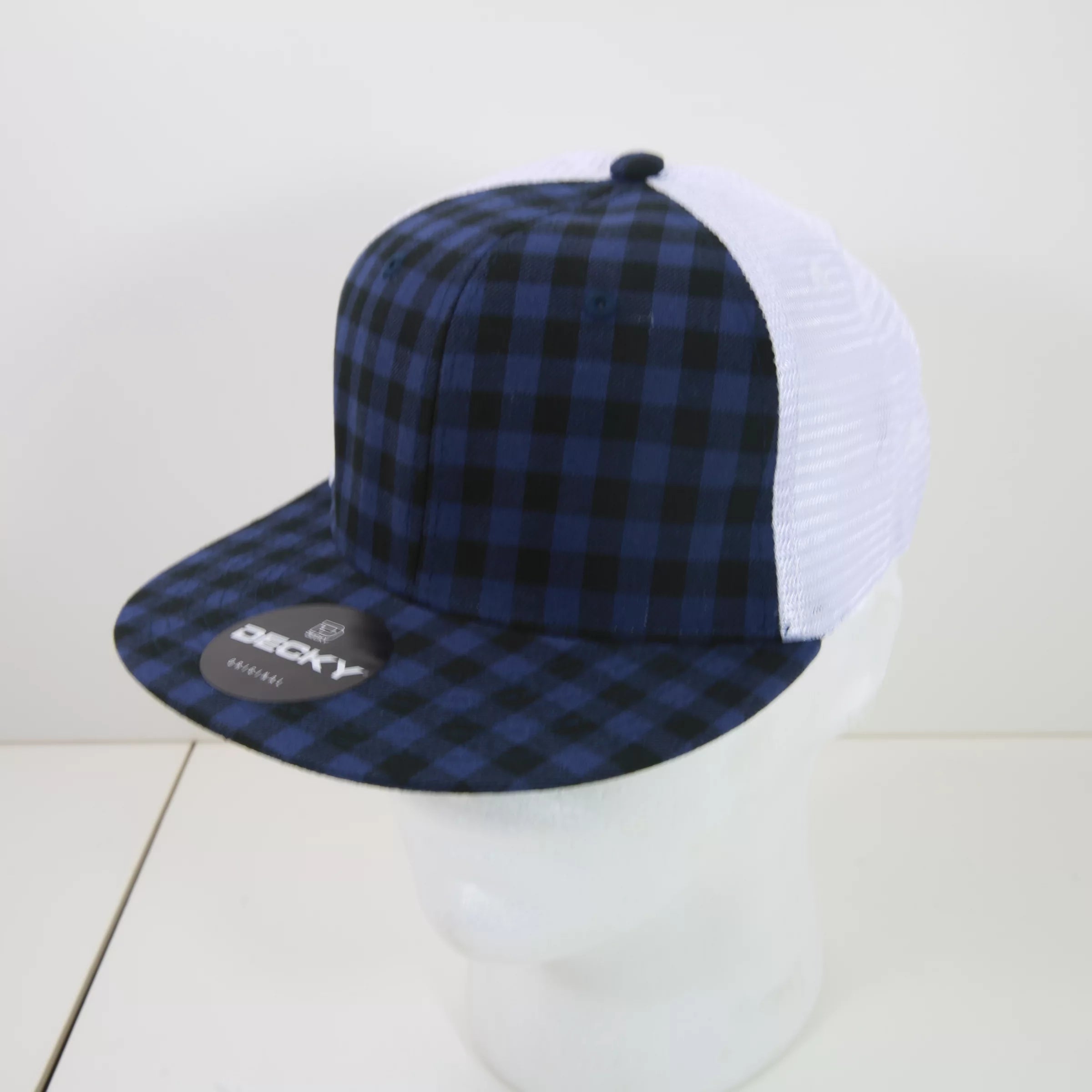 Decky Headwear 6015 in Plaid Patterns, Set 2 (Embroidered with Your Logo)