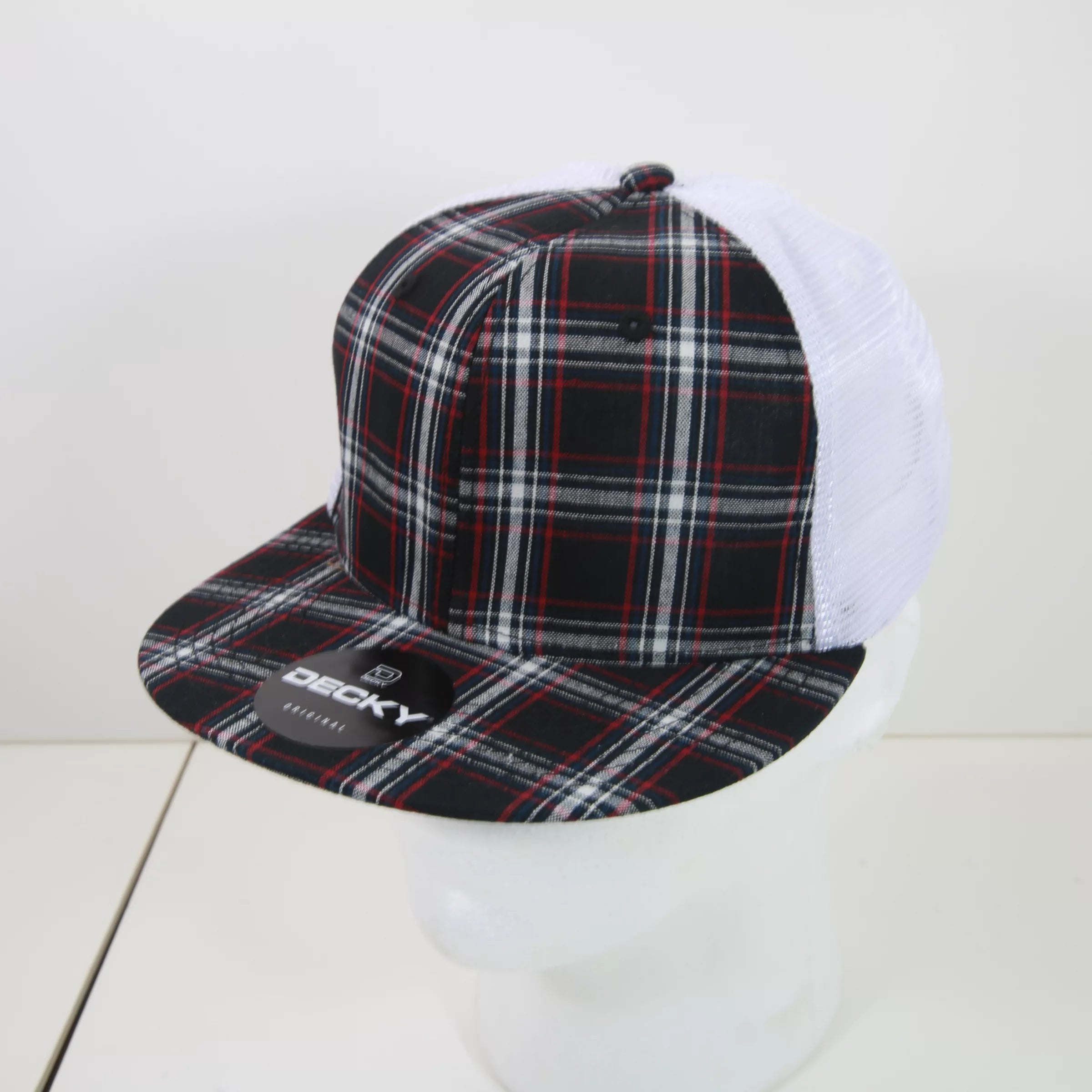 Decky Headwear 6015 in Plaid Patterns, Set 2 (Embroidered with Your Logo)