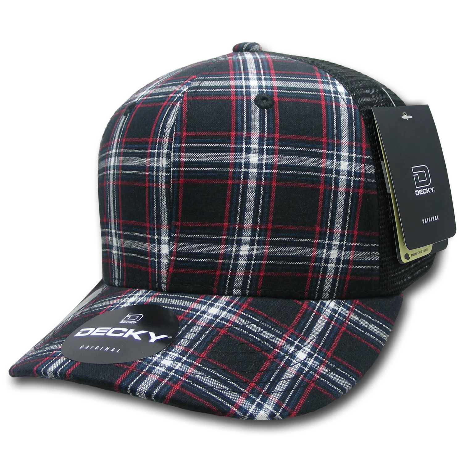 Decky Headwear 6018 in Plaid Patterns (Embroidered with Your Logo)
