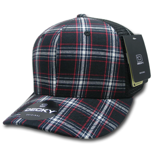 Decky Headwear 6018 in Plaid Patterns (Embroidered with Your Logo)