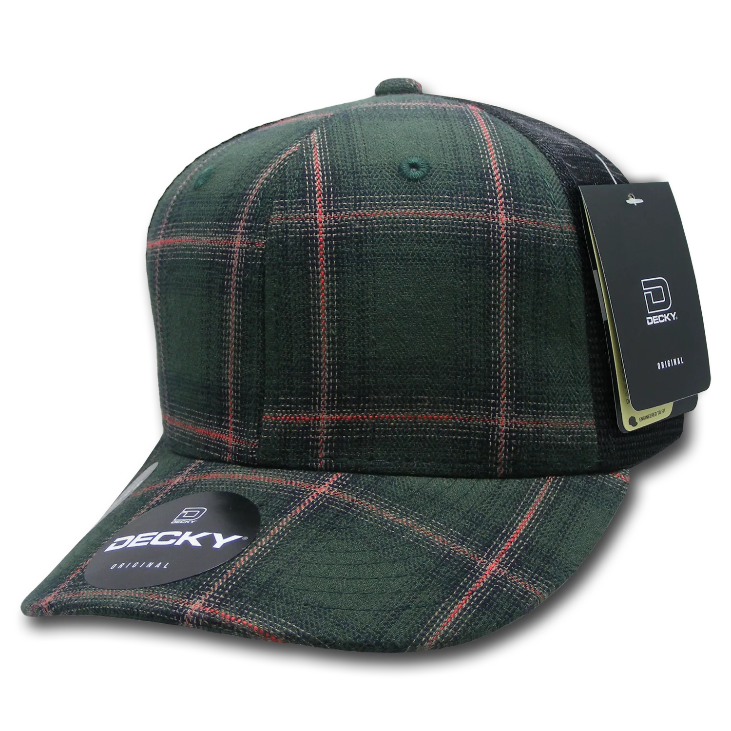 Decky Headwear 6018 in Plaid Patterns (Embroidered with Your Logo)