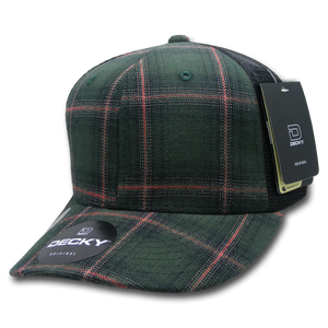 Decky Headwear 6018 in Plaid Patterns (Embroidered with Your Logo)