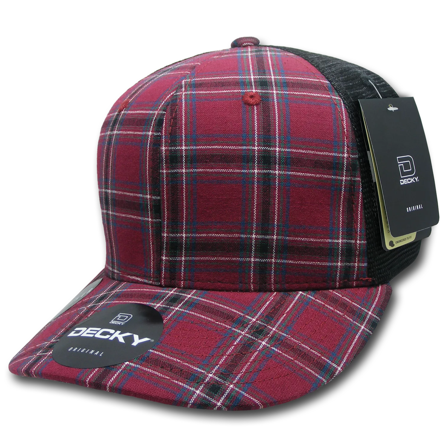 Decky Headwear 6018 in Plaid Patterns (Embroidered with Your Logo)