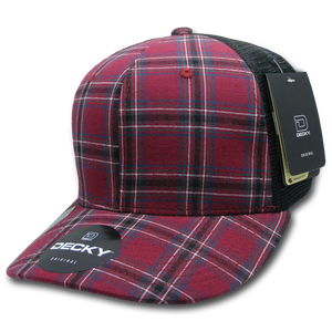 Decky Headwear 6018 in Plaid Patterns (Embroidered with Your Logo)