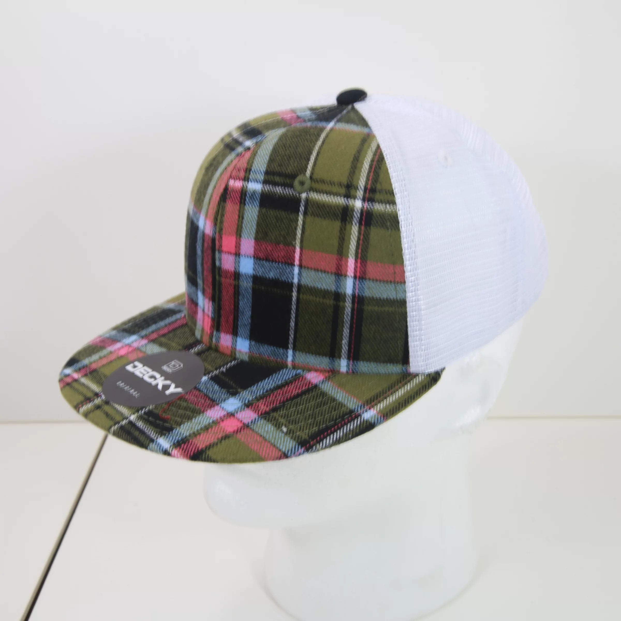 Decky Headwear 6015 in Plaid Patterns, Set 2 (Embroidered with Your Logo)