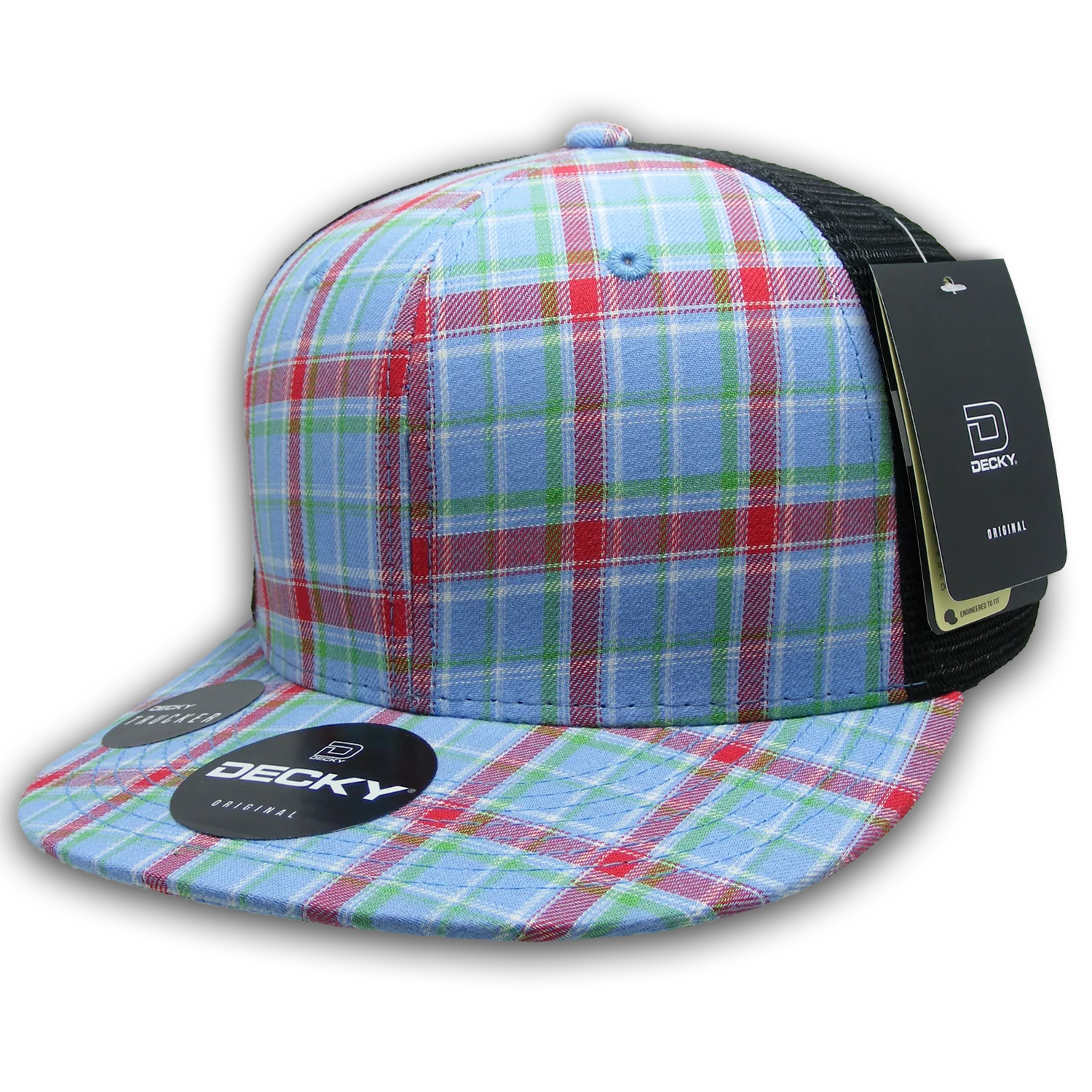 Decky Headwear 6016 in Plaid Patterns