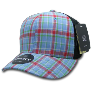 Decky Headwear 6018 in Plaid Patterns (Embroidered with Your Logo)