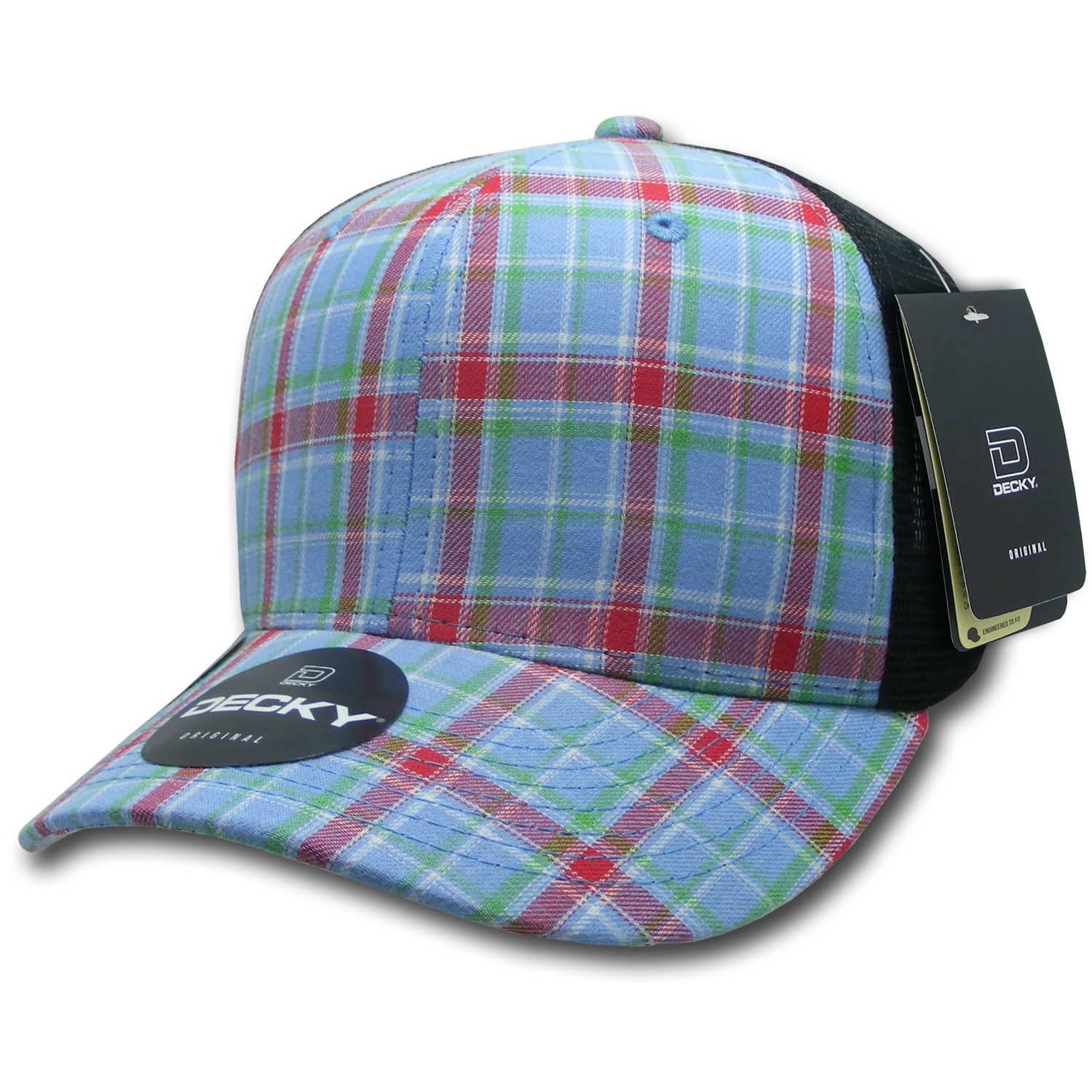 Decky Headwear 6018 in Plaid Patterns (Embroidered with Your Logo)