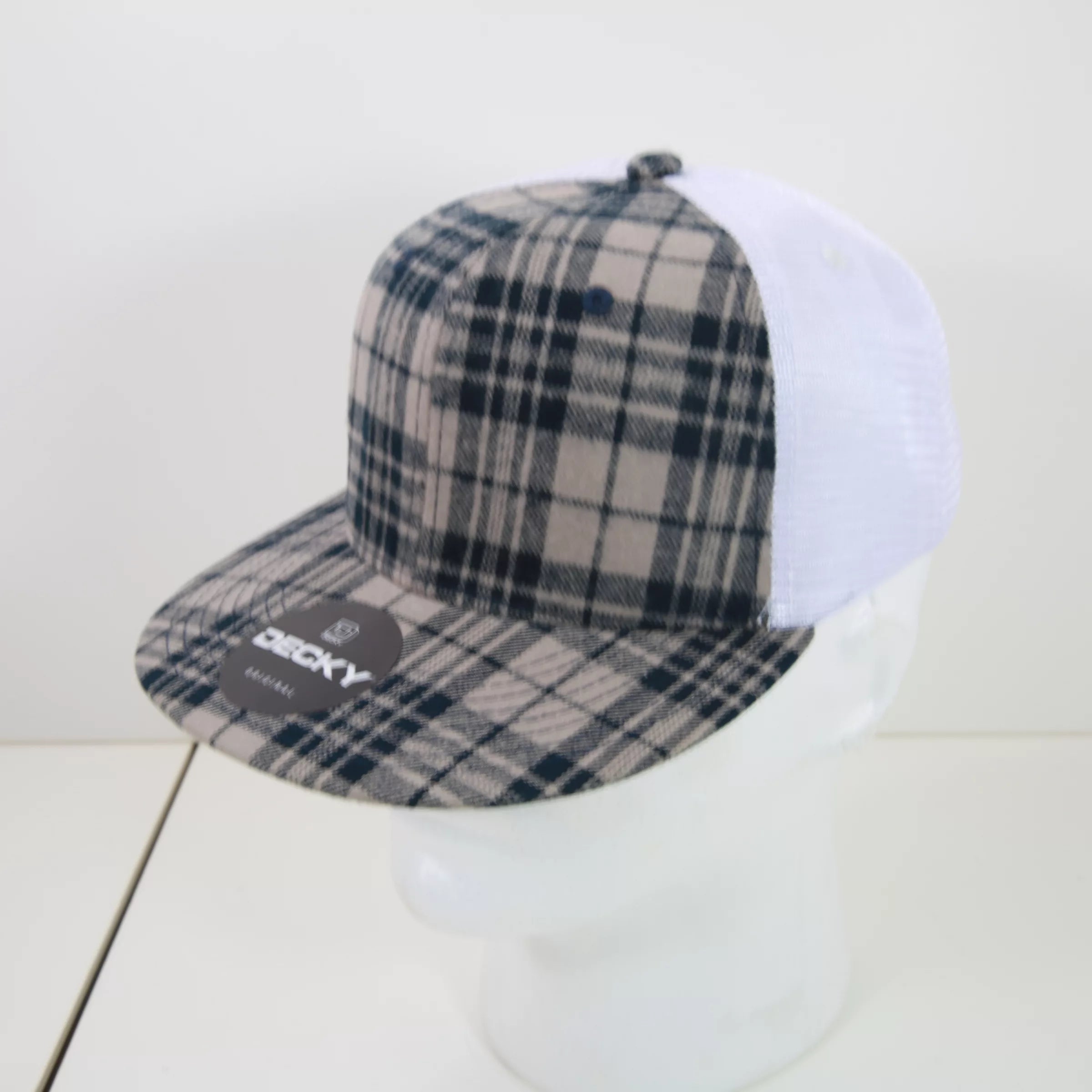Decky Headwear 6015 in Plaid Patterns, Set 2 (Embroidered with Your Logo)