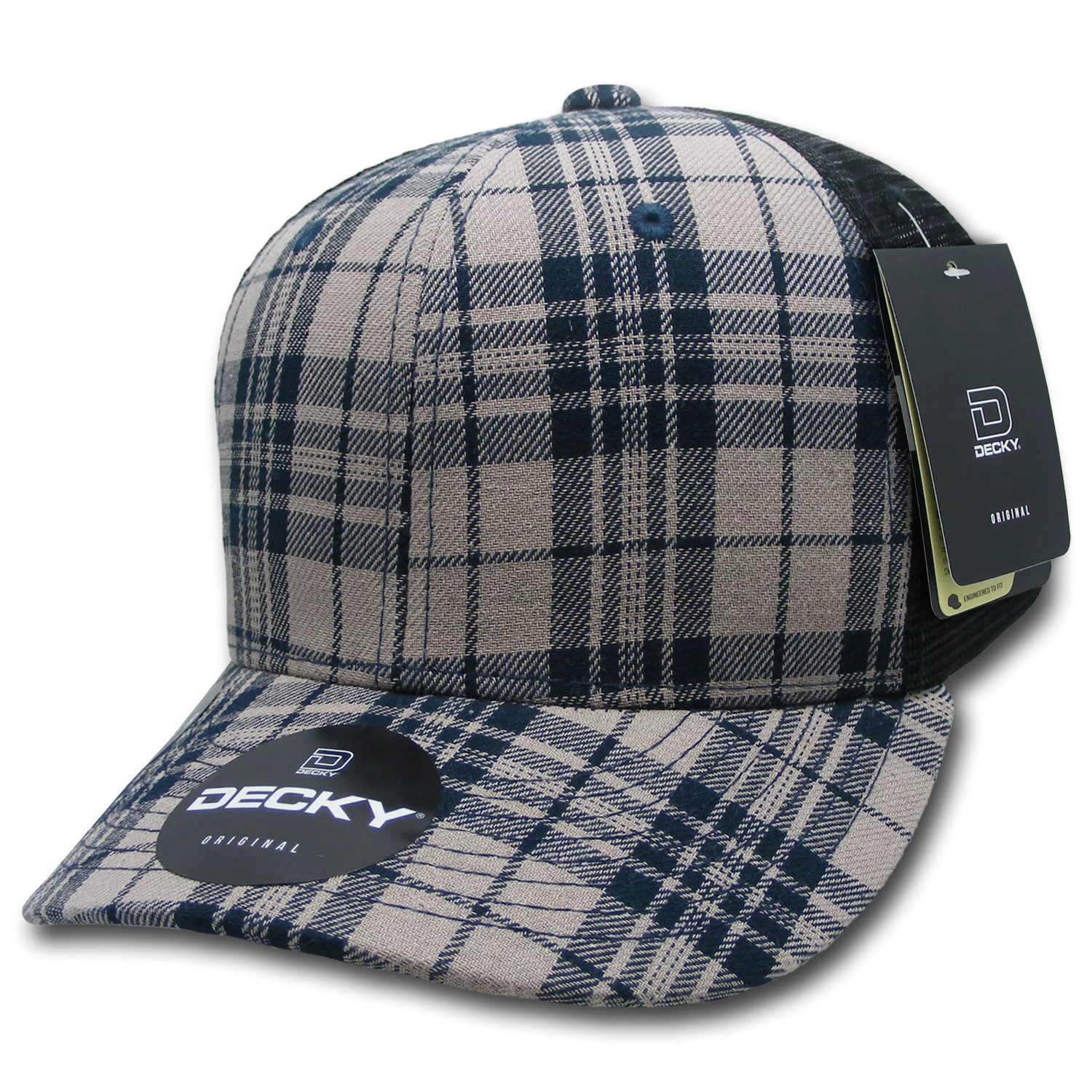 Decky Headwear 6018 in Plaid Patterns (Embroidered with Your Logo)