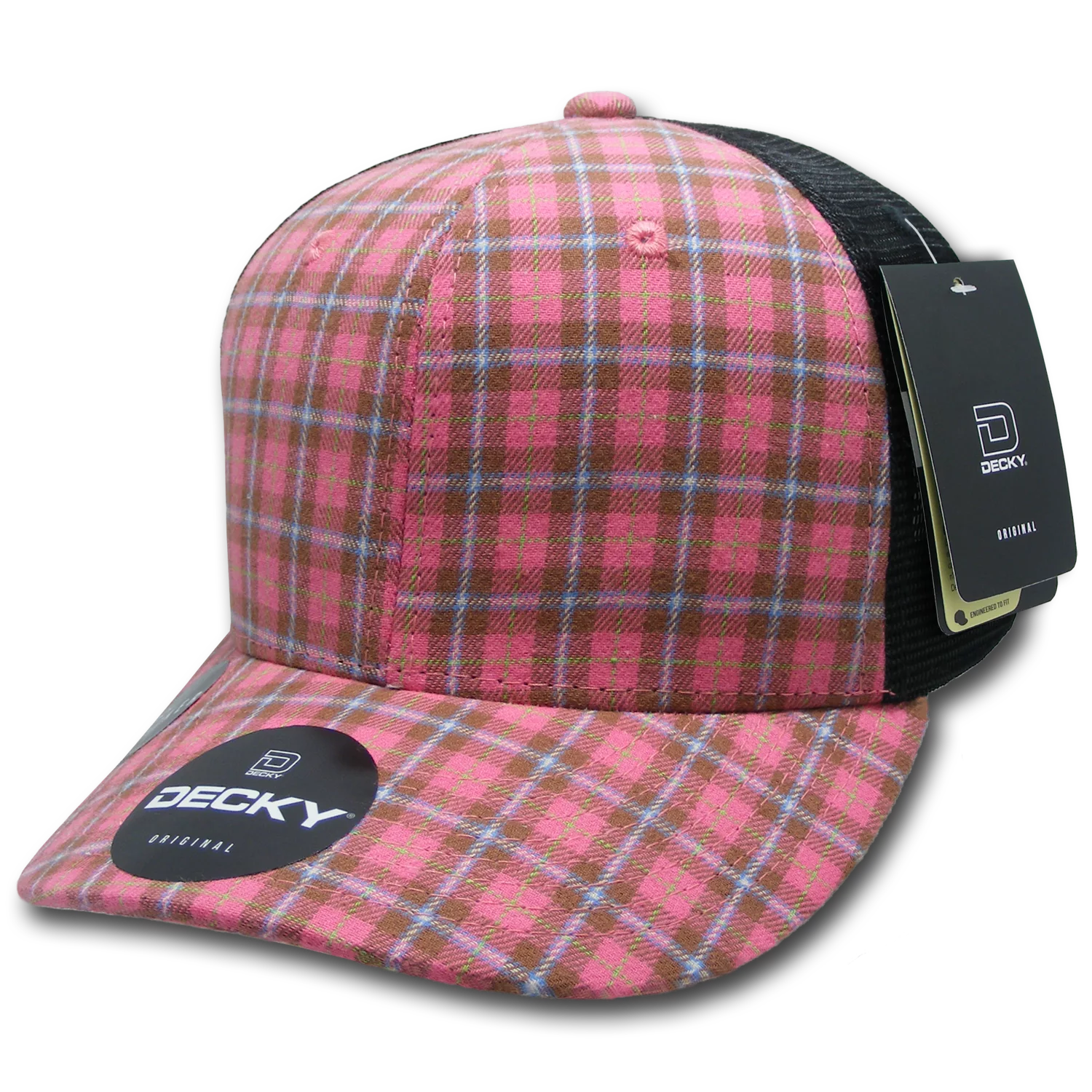 Decky Headwear 6018 in Plaid Patterns (Embroidered with Your Logo)