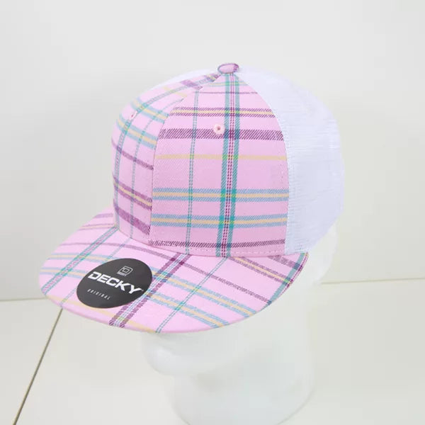 Decky Headwear 6015 in Plaid Patterns, Set 2 (Embroidered with Your Logo)
