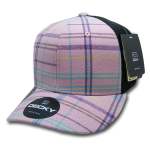 Decky Headwear 6018 in Plaid Patterns (Embroidered with Your Logo)