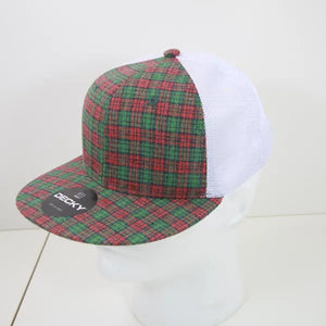 Decky Headwear 6015 in Plaid Patterns, Set 2 (Embroidered with Your Logo)