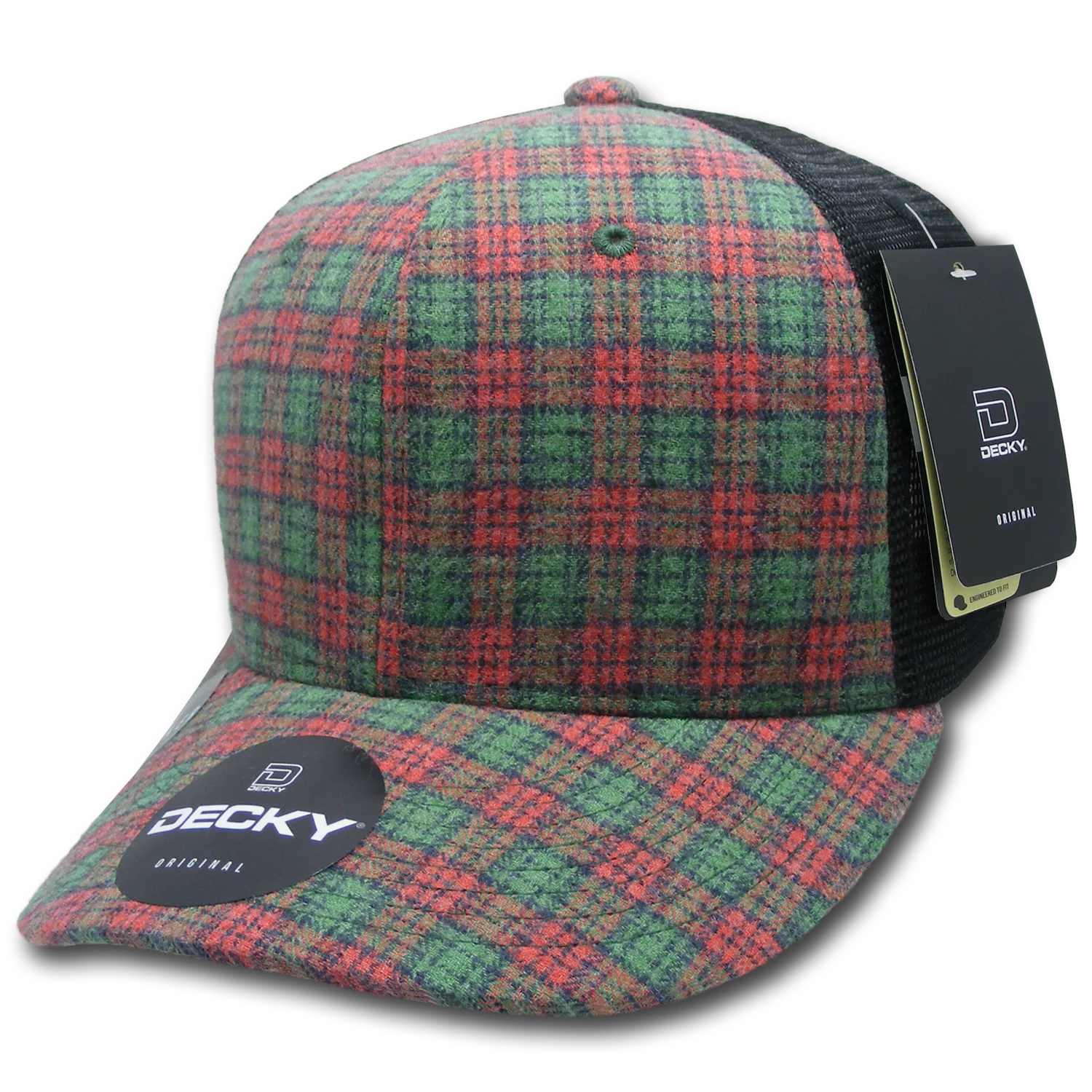 Decky Headwear 6018 in Plaid Patterns (Embroidered with Your Logo)
