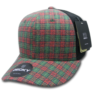 Decky Headwear 6018 in Plaid Patterns (Embroidered with Your Logo)