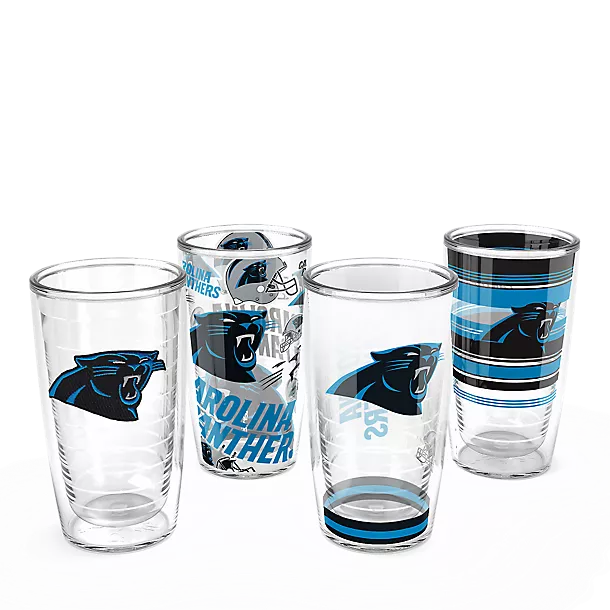 NFL® Carolina Panthers - Assorted 16 oz 4-Pack Gift Set - Boxed - AtlanticCoastSports