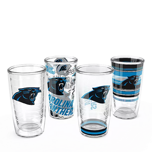 NFL® Carolina Panthers - Assorted 16 oz 4-Pack Gift Set - Boxed - AtlanticCoastSports
