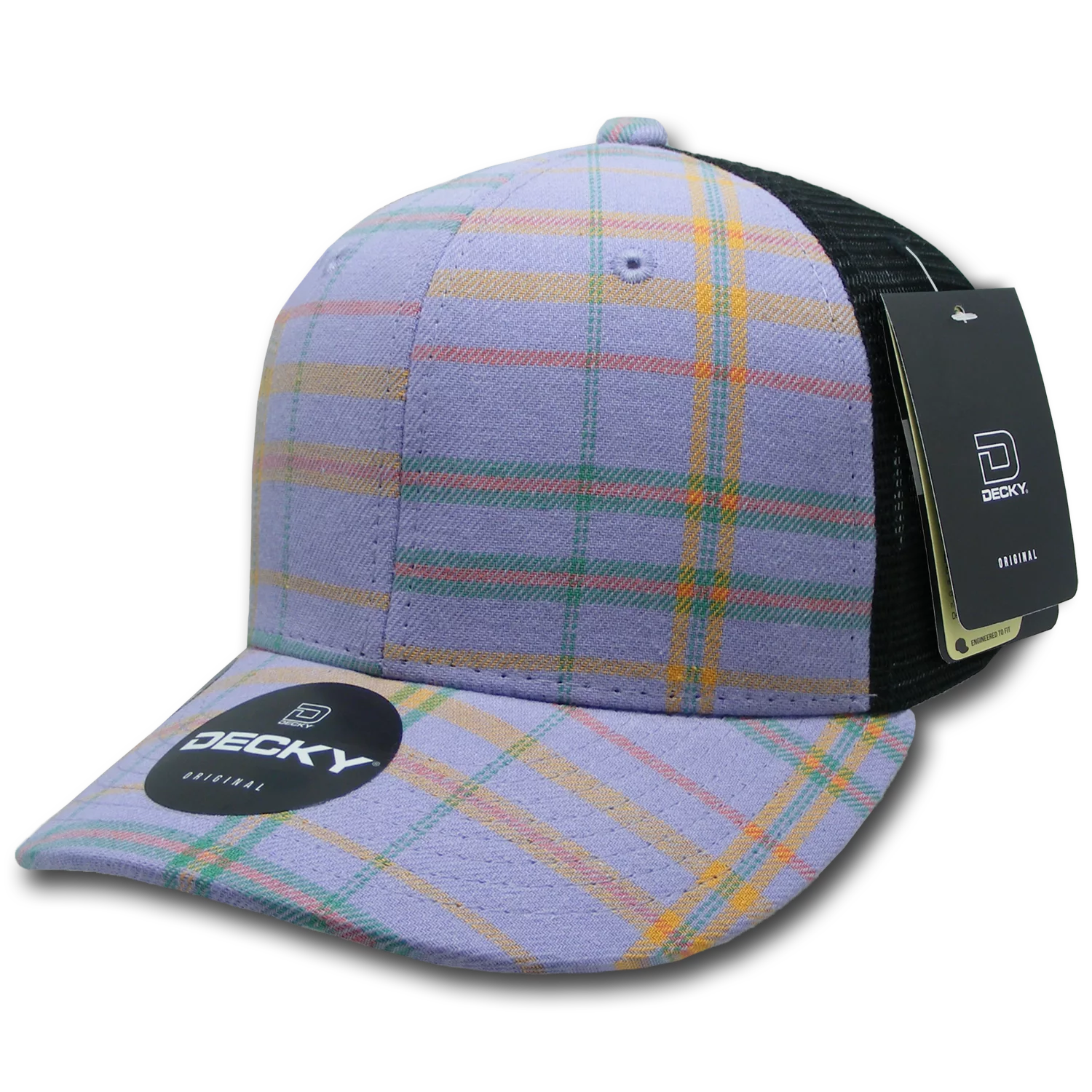 Decky Headwear 6018 in Plaid Patterns (Embroidered with Your Logo)