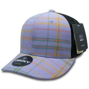 Decky Headwear 6018 in Plaid Patterns (Embroidered with Your Logo)