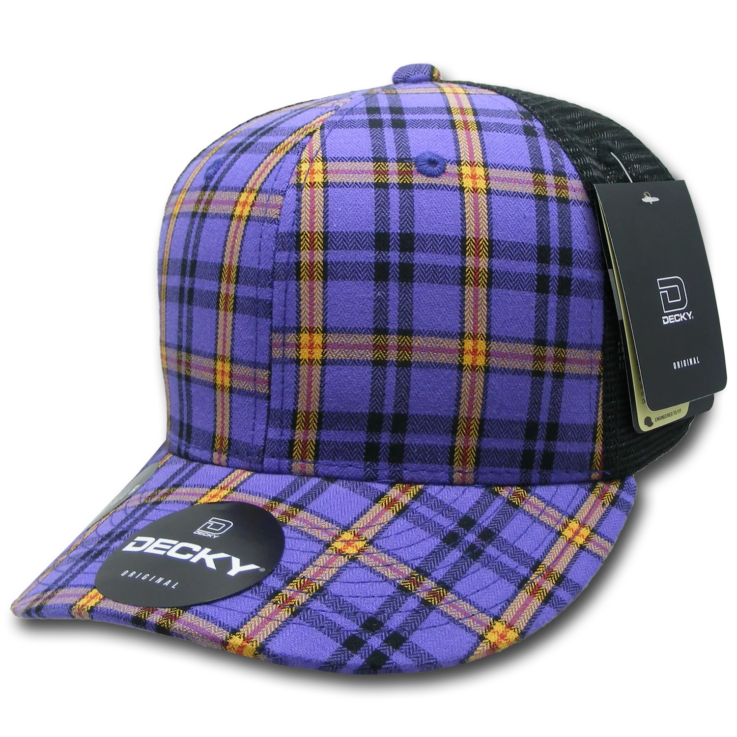 Decky Headwear 6018 in Plaid Patterns (Embroidered with Your Logo)