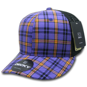 Decky Headwear 6018 in Plaid Patterns (Embroidered with Your Logo)