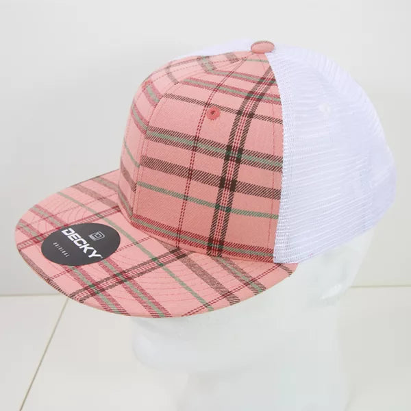 Decky Headwear 6015 in Plaid Patterns, Set 2 (Embroidered with Your Logo)