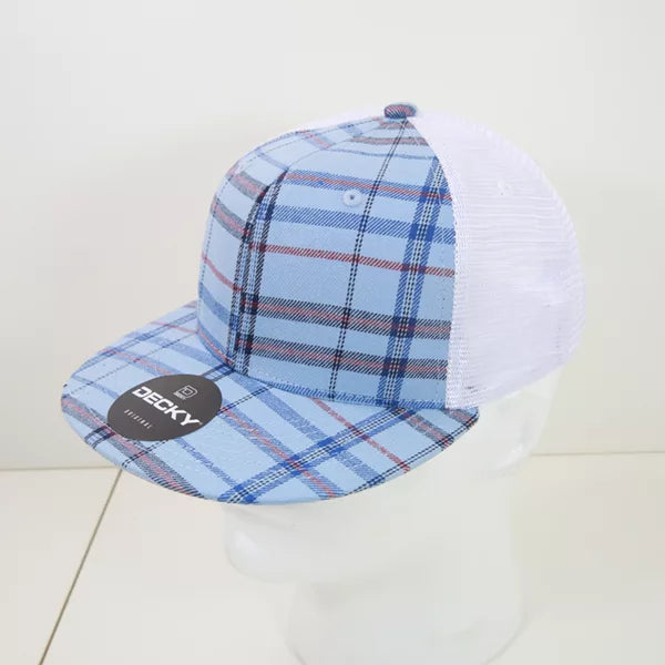 Decky Headwear 6015 in Plaid Patterns, Set 2 (Embroidered with Your Logo)