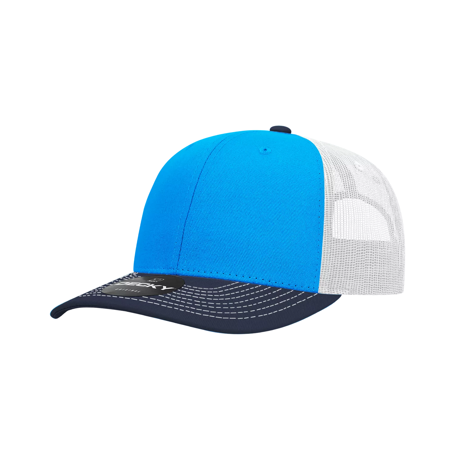 Decky Headwear 6031 in Tri-Colors (Embroidered with Your Logo)