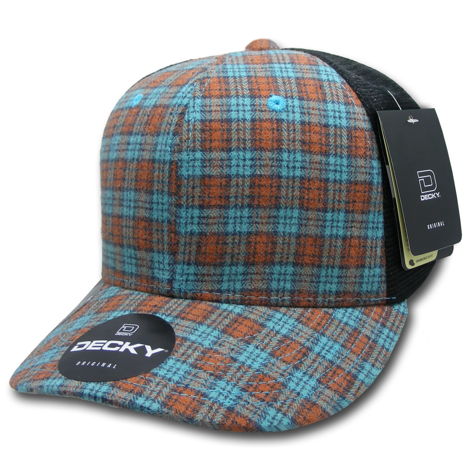 Decky Headwear 6018 in Plaid Patterns (Embroidered with Your Logo)