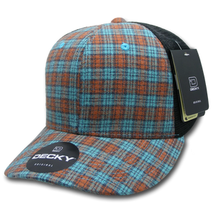 Decky Headwear 6018 in Plaid Patterns (Embroidered with Your Logo)