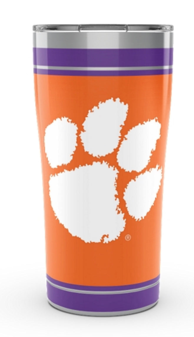 Clemson Tigers Tervis Stainless Steel With Hammer Lid - AtlanticCoastSports