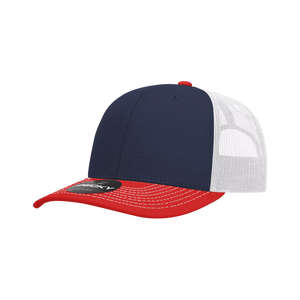 Decky Headwear 6031 in Tri-Colors (Embroidered with Your Logo)