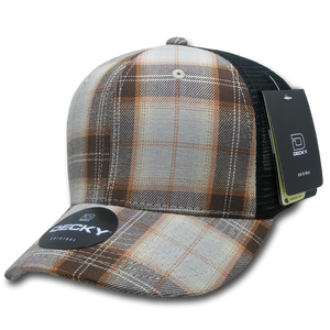 Decky Headwear 6018 in Plaid Patterns (Embroidered with Your Logo)