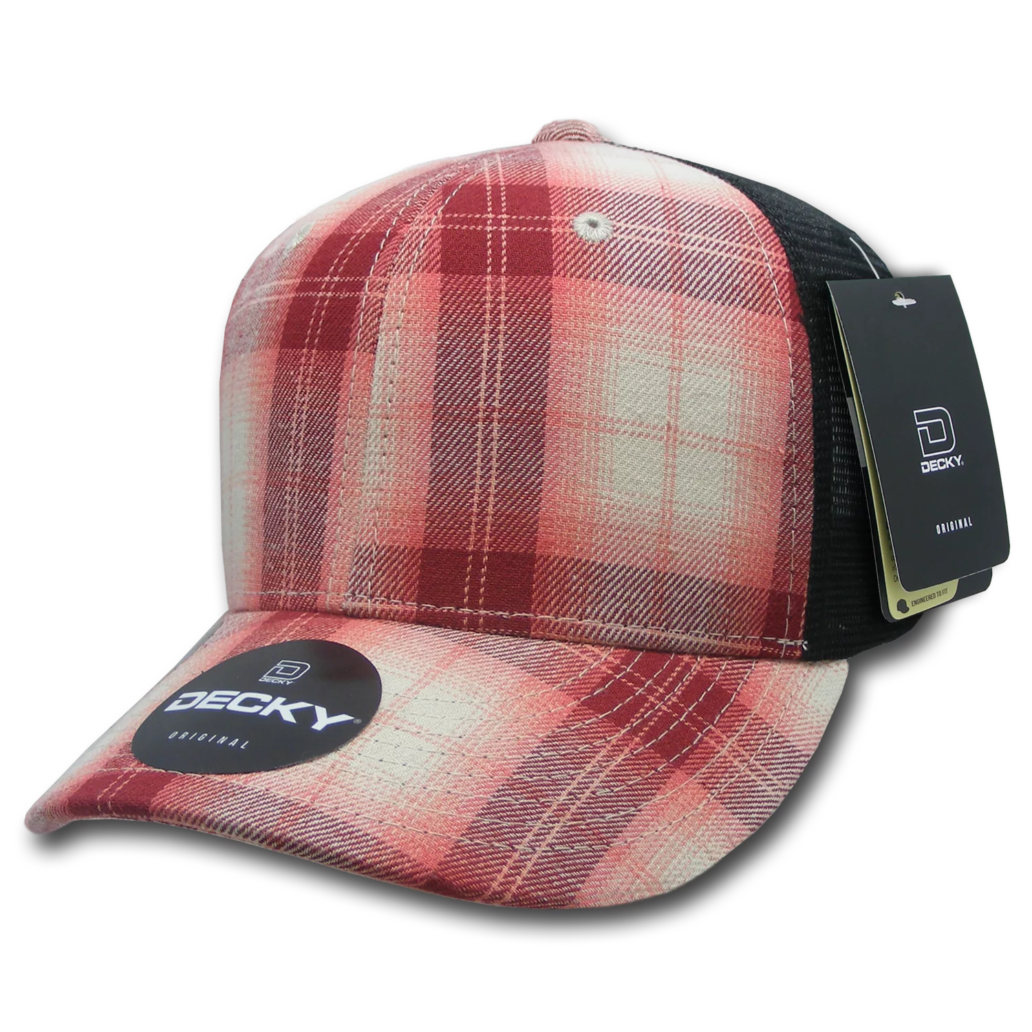 Decky Headwear 6018 in Plaid Patterns (Embroidered with Your Logo)