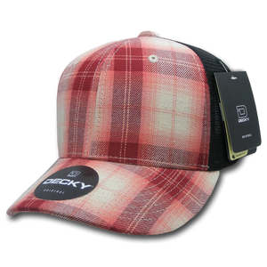 Decky Headwear 6018 in Plaid Patterns (Embroidered with Your Logo)