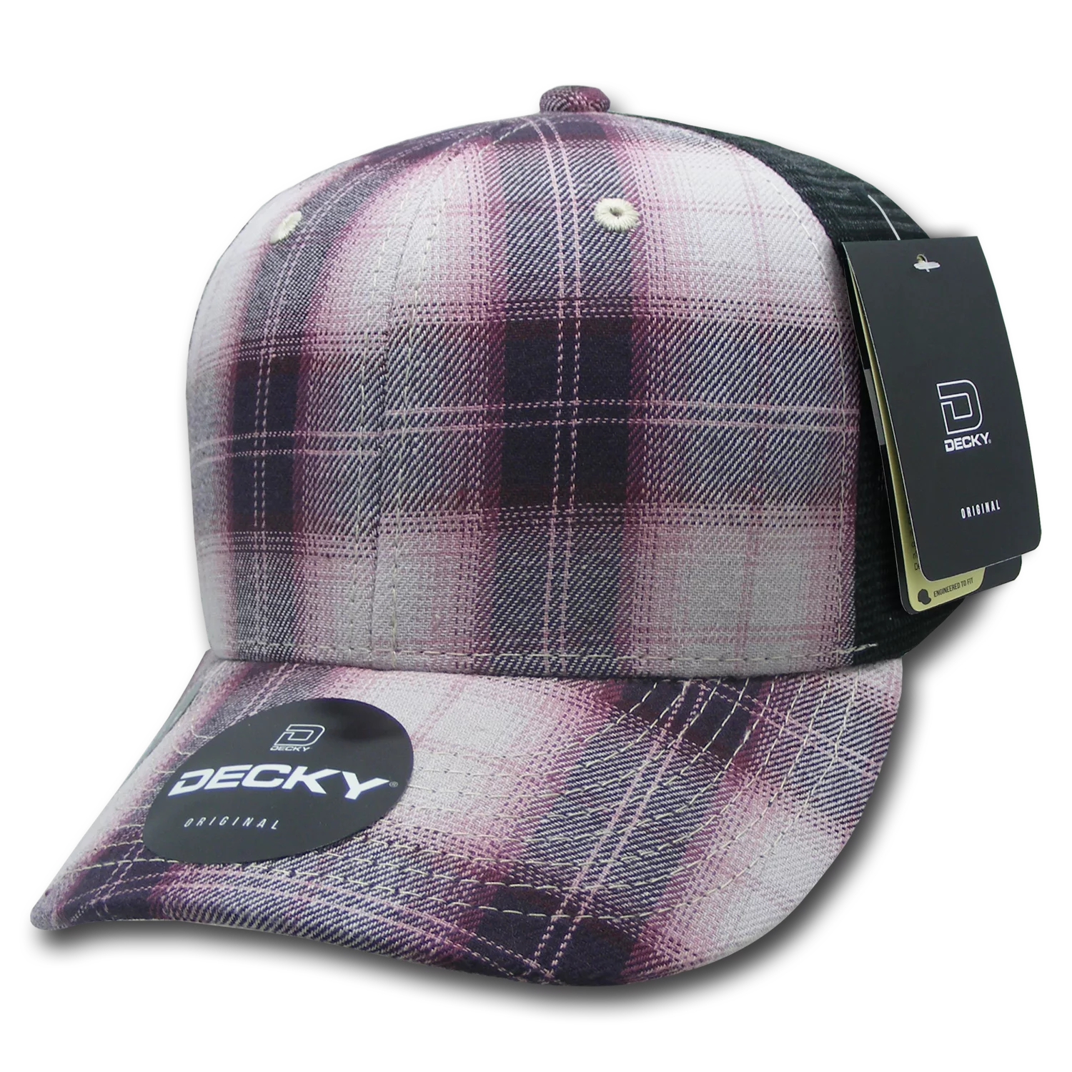 Decky Headwear 6018 in Plaid Patterns (Embroidered with Your Logo)
