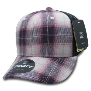 Decky Headwear 6018 in Plaid Patterns (Embroidered with Your Logo)